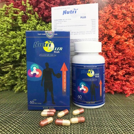 NutriTaller Plus Tăng chiều Cao với Canxi Nano và DHA
