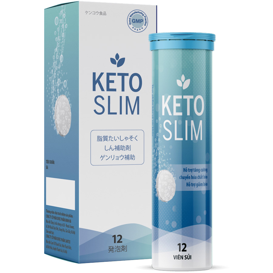 Viên Sủi Giảm Cân Keto Slim Từ Nhật Bản Bay Ngay 5-7kg