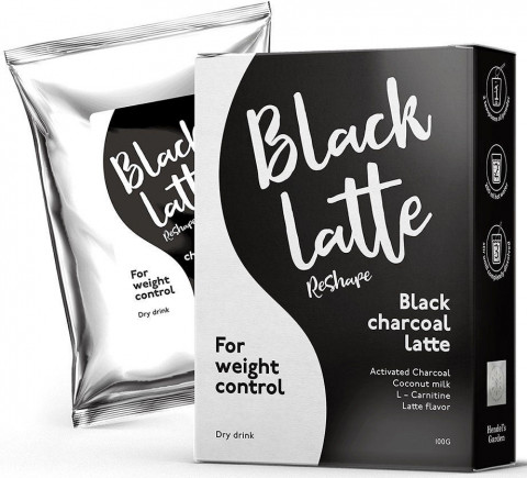 Black Latte Cà phê đen than hoạt tính đánh tan chất béo