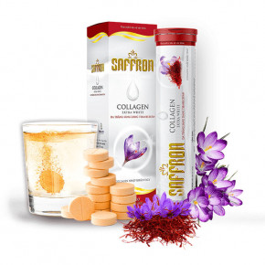 Viên Sủi Saffron Collagen Trẻ hóa làn da, ngăn ngừa sự lão hóa